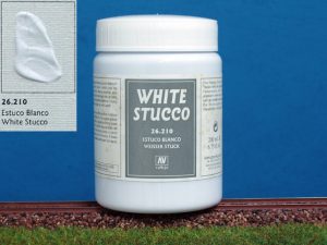 חומר להדמיית קישוטי טיח או אחרים - White stucco