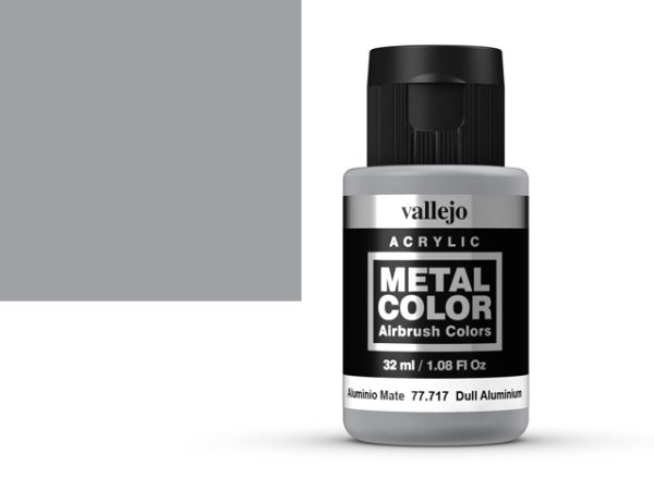 צבע בגוון אלומיניום מט - dull aluminium